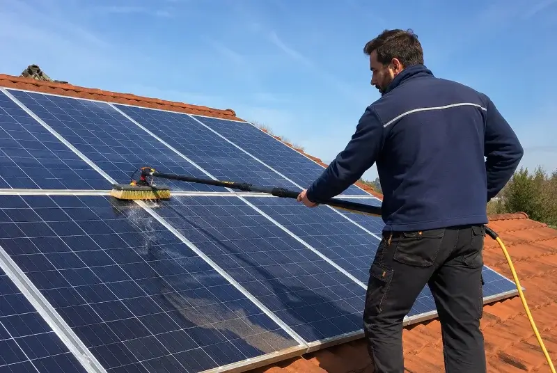 Nettoyage et entretien de panneaux solaires à Garrey