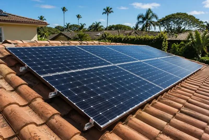 Installation de panneaux solaires à Garrey